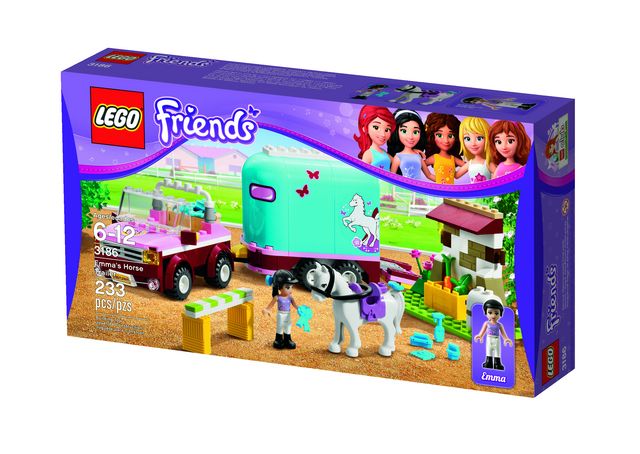 Игрушка LEGO Подружки Эмма и трейлер для её лошадки
