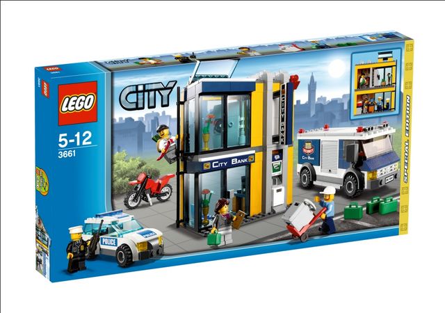 Игрушка LEGO Город Инкассация в банке