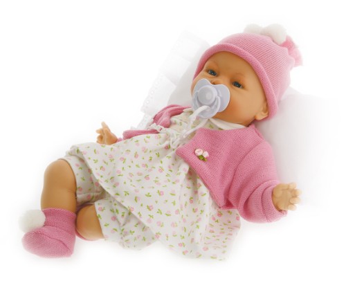 Кукла-младенец Нани розовом