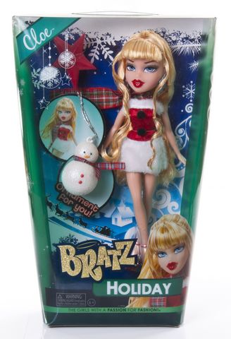 Игрушка кукла Bratz Праздничная с елочным украшением, Хлоя