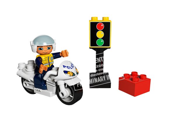 Игрушка LEGO Дупло Полицейский мотоцикл