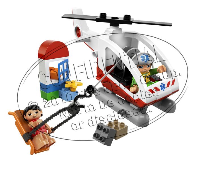 Игрушка LEGO Дупло Вертолёт скорой помощи
