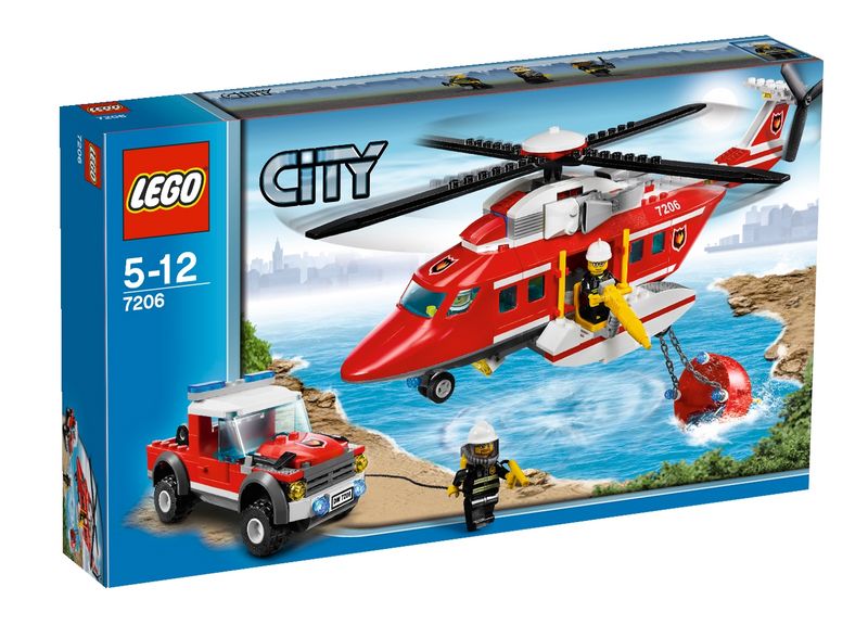 Игрушка Город Пожарный вертолет