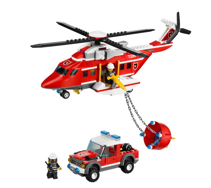 Игрушка Город Пожарный вертолет